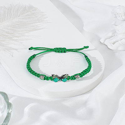 1Pc Alloy Butterfly Link Bracelet BJEW-LP0004-25E-1