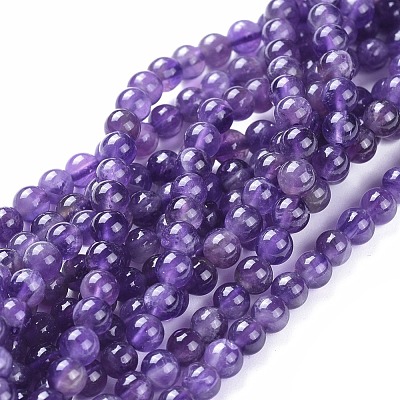Natural Amethyst Beads Strands G-I256-02C-1