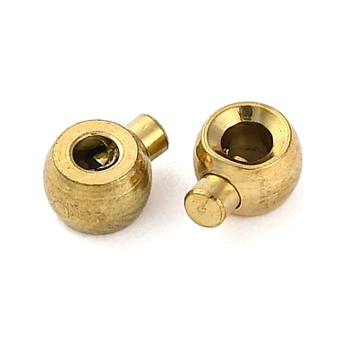 Ion Plating(IP) 304 Stainless Steel Crimp Beads X-STAS-P373-02G-1