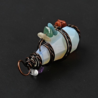 Opalite Pointed Big Pendants G-G860-03R-04-1