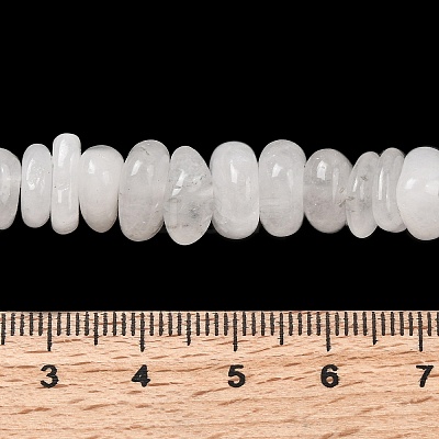 Natural White Jade Beads Strands G-A285-A13-01-1