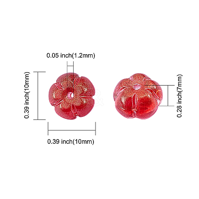 100Pcs 10 Colors Transparent Glass Beads GLAA-CJ0001-46-1