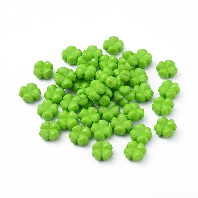Opaque Acrylic Beads X-SACR-R786-07A-1