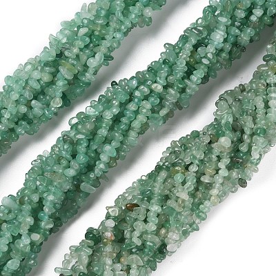 Natural Green Aventurine Beads Strands G-G0003-B36-1