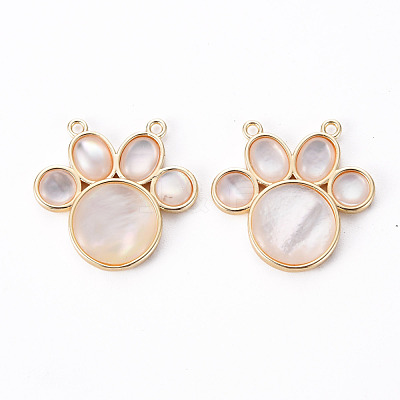 Brass Pendant Links KK-Q765-019-NF-1
