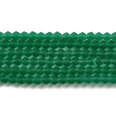 Imitate Austrian Crystal Frosted Glass Beads Strands EGLA-A039-T3mm-MD10-1