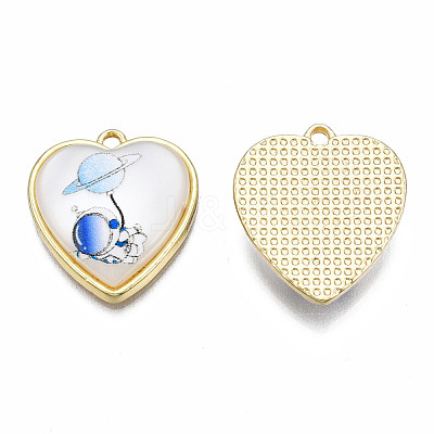 Resin Pendants PALLOY-N161-009-NR-1