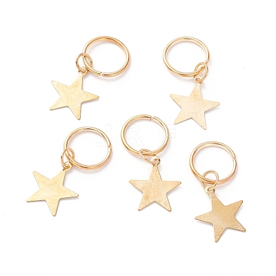 Alloy Star Charms PALLOY-WH0001-03G-1