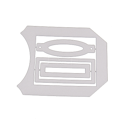 Sticky Note Frame Carbon Steel Cutting Dies Stencils DIY-F032-07-1