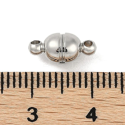 Rack Plating Brass Magnetic Clasps KK-Z070-19P-01-1