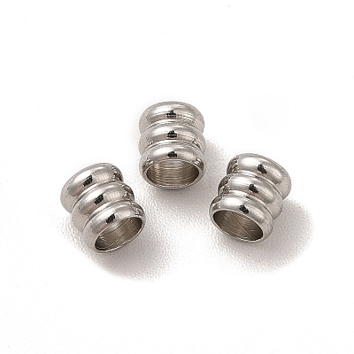 Non-Tarnish 201 Stainless Steel Beads STAS-M089-12P-1