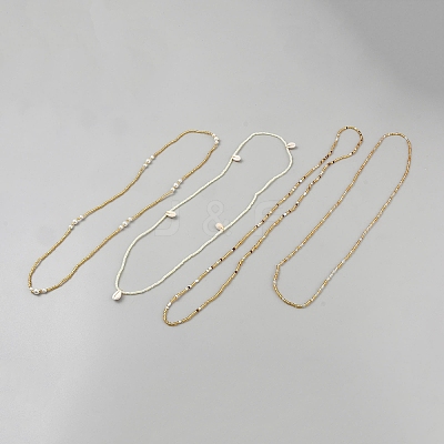 Plastic Waist Belts Seed Bead Chain AJEW-WH20059-39D-1