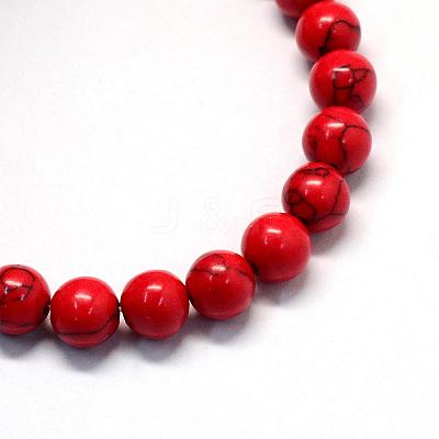 Synthetic Turquoise Gemstone Bead Strands TURQ-S280-4mm-06-1