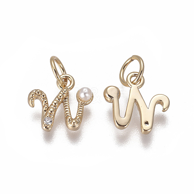 Brass Charms KK-L179-08W-G-1