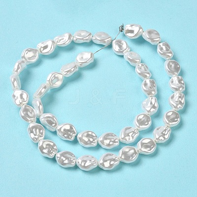 ABS Plastic Imitation Pearl Beads Strands LS-KY-F021-02-1-1