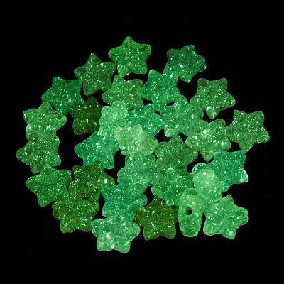 Luminous Transparent Acrylic Beads X-LACR-S001-07-1