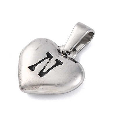 304 Stainless Steel Pendants STAS-P278-01N-P-1-1
