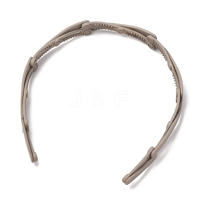 Portable Folding Resin Hairband Telescopic Headband OHAR-M001-01E-1
