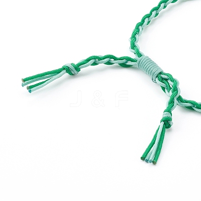 Adjustable Nylon Thread Braided Bead Bracelets BJEW-JB06058-03-1