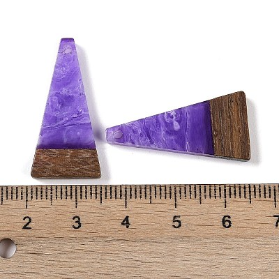 Resin & Wood Pendants LS-WOOD-F015-03E-1