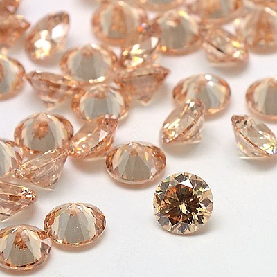 Cubic Zirconia Cabochons ZIRC-M002-5mm-3A-1