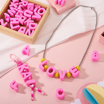 26Pcs 26 Styles Acrylic European Beads OACR-TA0004-42-1