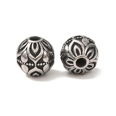 304 Stainless Steel Beads SA-CBA9DCB-19AS-1