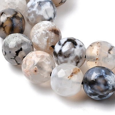 Natural Agate Bead Strands G-AR0001-42-1