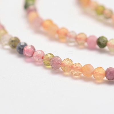 Natural Multicolor Tourmaline Bead Strands X-G-P279-45-2mm-1