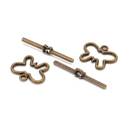 Tibetan Style Alloy Toggle Clasps MLF5111Y-NF-1