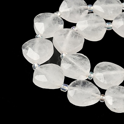 Natural Quartz Crystal Beads Strands G-D316-A20-1