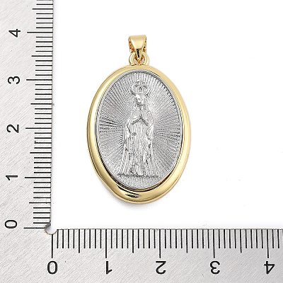 Long-Lasting Plated Brass Pendants KK-Q006-42G-01-1