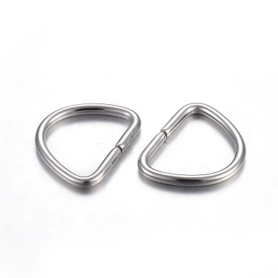 Tarnish Resistant 304 Stainless Steel D Rings LS-STAS-F191-05P-C-1