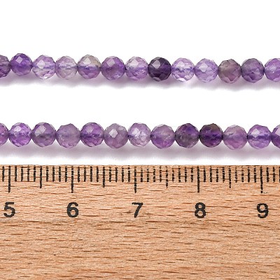 Natural Amethyst Beads Strands G-C226-B06-4mm-1