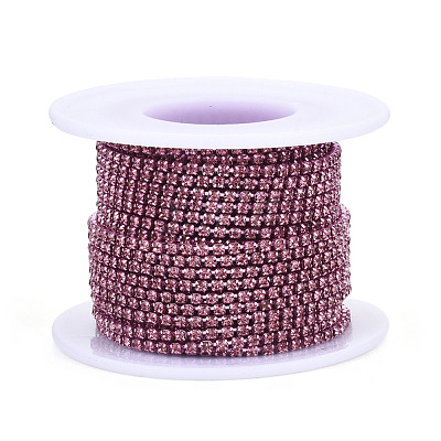 Electrophoresis Iron Rhinestone Strass Chains CHC-Q009-SS6.5-B15-1