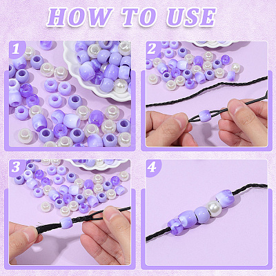 1Bag Plastic Hair Braiding Tool FIND-PA0001-59-1