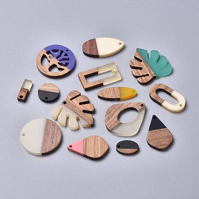 Resin & Wood Pendants RESI-XCP0001-07-1