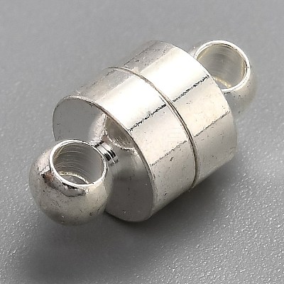 Brass Magnetic Clasps with Loops LS-KK-O134-14S-1