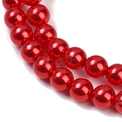 ABS Plastic Imitation Pearl Round Beads MACR-S789-8mm-14-1