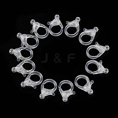 Transparent Plastic Lobster CLaw Clasps LS-KY-H005-A13-1