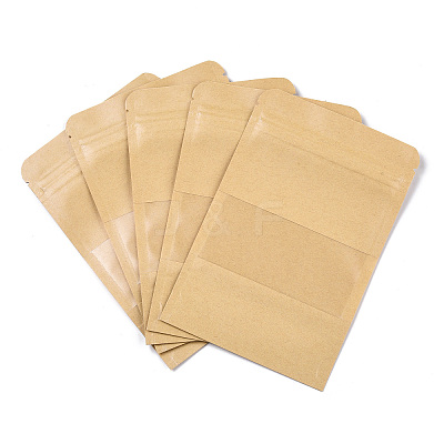 Resealable Kraft Paper Bags OPP-S004-01C-1