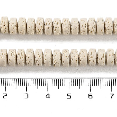 Synthetic Lava Rock Dyed Beads Strands G-H311-09-06-1