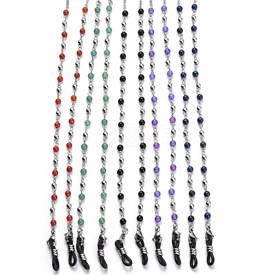 304 Stainless Steel Eyeglasses Chains AJEW-H106-04P-1