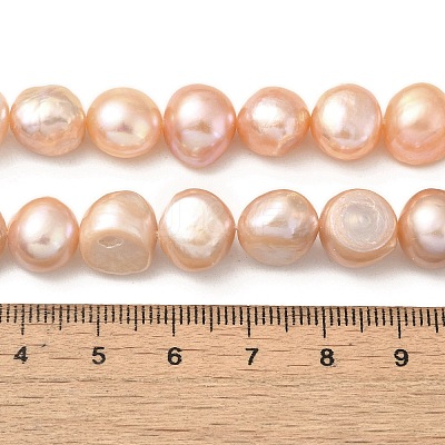 Natural Cultured Freshwater Pearl Beads Strands PEAR-A006-13E-1