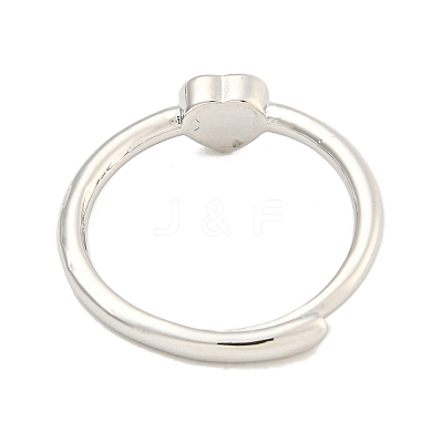 Heart Natural CarnelianAdjustable Rings RJEW-Q818-02P-01-1