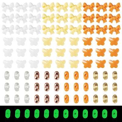 Mixed Styles Acrylic Beads SACR-TA0001-81C-1