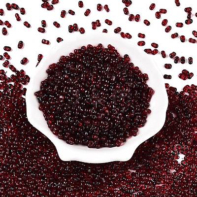 Picasso Spray Painted Glass Seed Beads SEED-T006-04-32-1