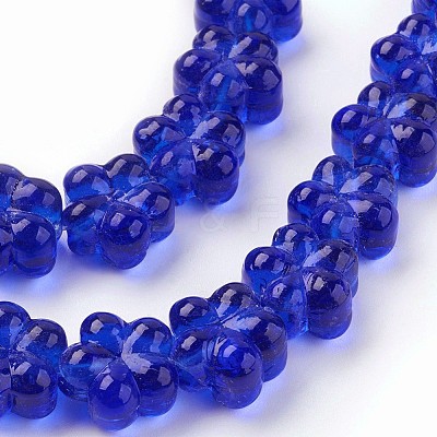 Handmade Lampwork Beads Strands LAMP-P051-F01-1