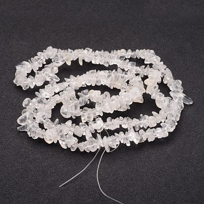 Natural Quartz Crystal Chips Beads Strands F019-1