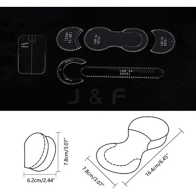 Waist Bag Acrylic Template TOOL-NB0001-22-1